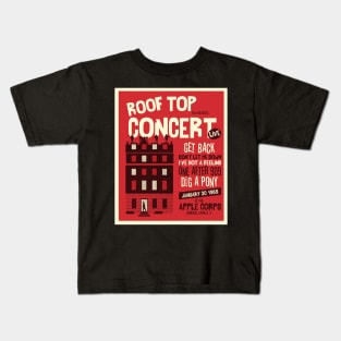 Roof top concert red Kids T-Shirt